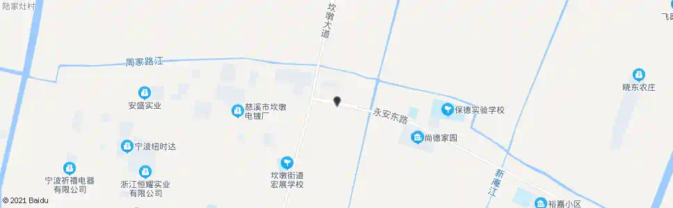 宁波坎墩派出所_公交站地图_宁波公交_妙搜公交查询2025