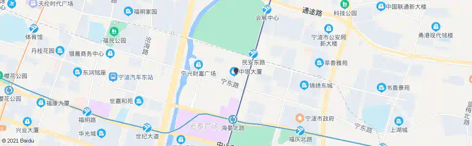 宁波中国银行_公交站地图_宁波公交_妙搜公交查询2025