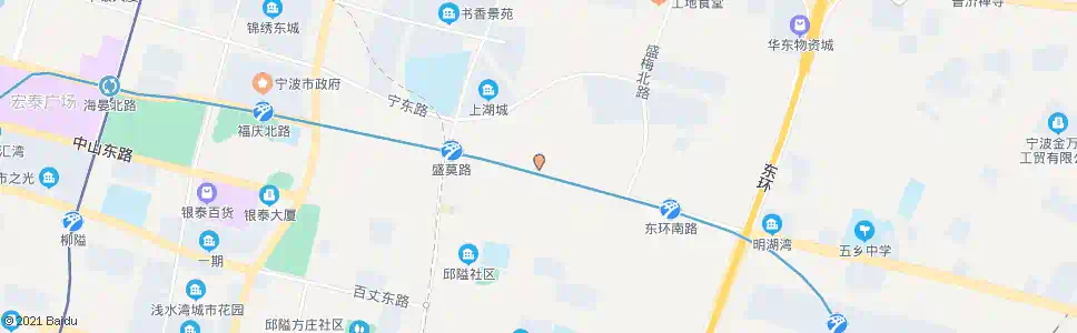 宁波盛垫_公交站地图_宁波公交_妙搜公交查询2025