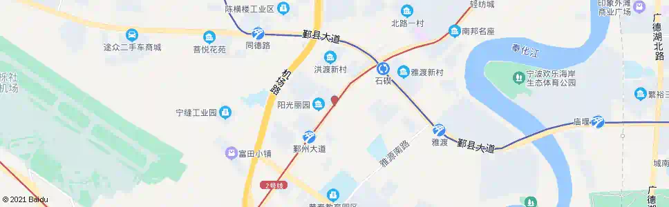 宁波华美家私市场_公交站地图_宁波公交_妙搜公交查询2025