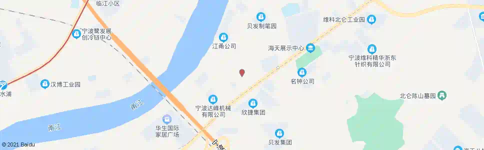宁波朱田_公交站地图_宁波公交_妙搜公交查询2025