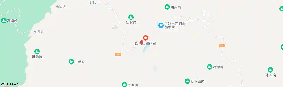 宁波四明山_公交站地图_宁波公交_妙搜公交查询2025