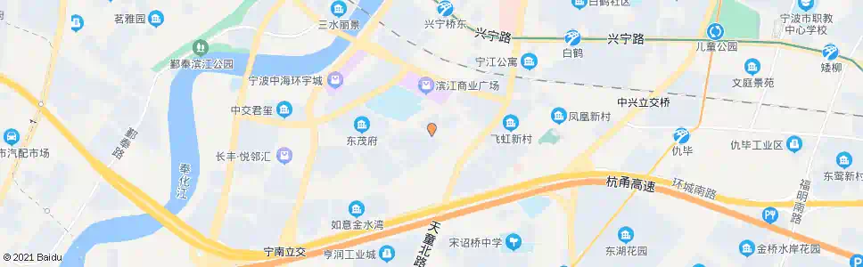 宁波建兴西路江宁路口_公交站地图_宁波公交_妙搜公交查询2025