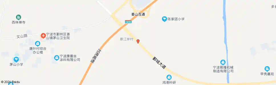 宁波景江岸_公交站地图_宁波公交_妙搜公交查询2025