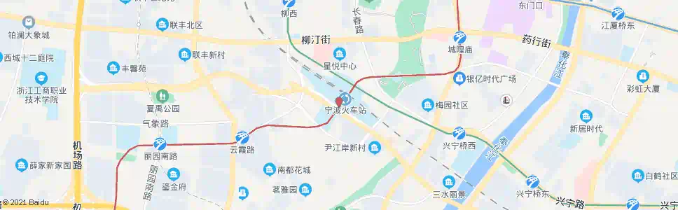 宁波长墩_公交站地图_宁波公交_妙搜公交查询2025