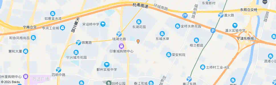 宁波东湖花园南_公交站地图_宁波公交_妙搜公交查询2025