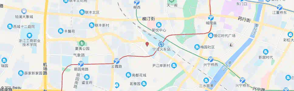 宁波环创中心南_公交站地图_宁波公交_妙搜公交查询2025