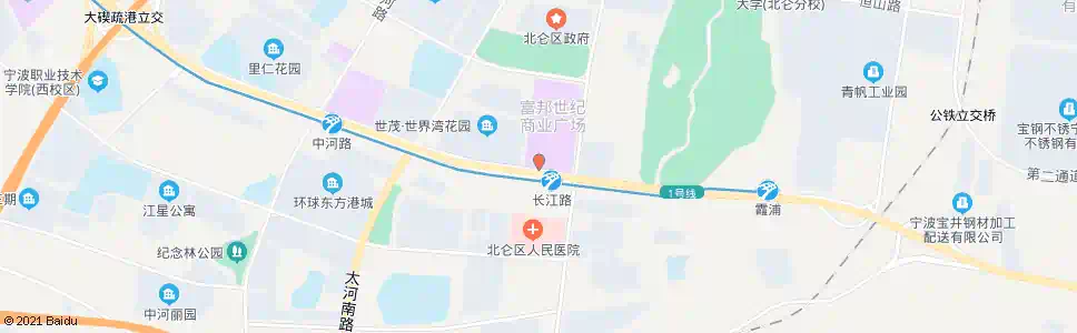宁波北仑青少年宫_公交站地图_宁波公交_妙搜公交查询2025