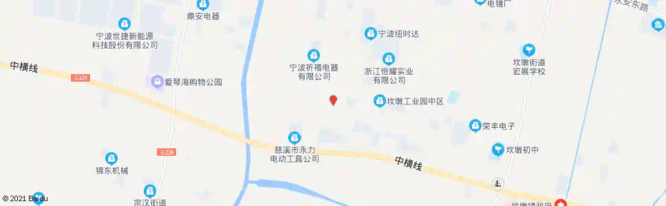 宁波坎西村_公交站地图_宁波公交_妙搜公交查询2025
