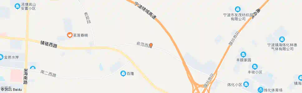 宁波贵驷王家_公交站地图_宁波公交_妙搜公交查询2025
