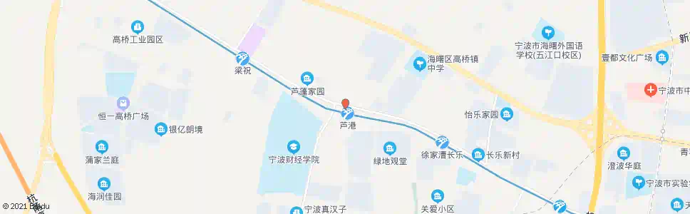 宁波中山西路学院路口_公交站地图_宁波公交_妙搜公交查询2025