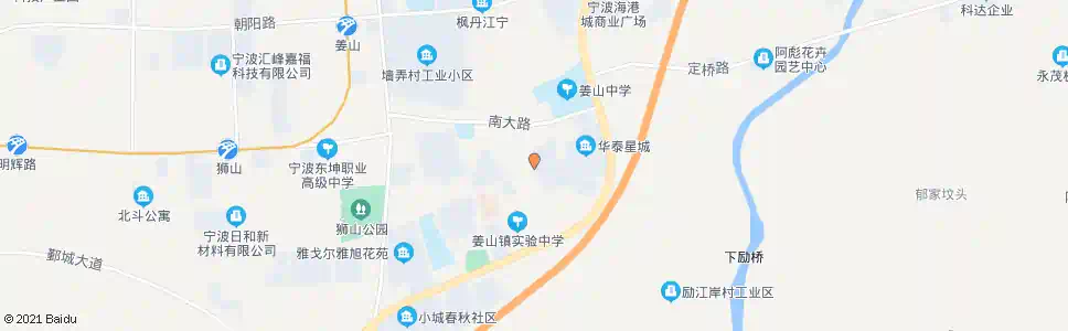 宁波姜山菜场_公交站地图_宁波公交_妙搜公交查询2025