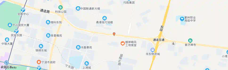 宁波盛梅路宁穿路口_公交站地图_宁波公交_妙搜公交查询2025