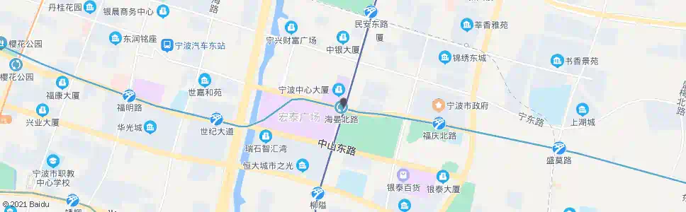 宁波镇北路_公交站地图_宁波公交_妙搜公交查询2025