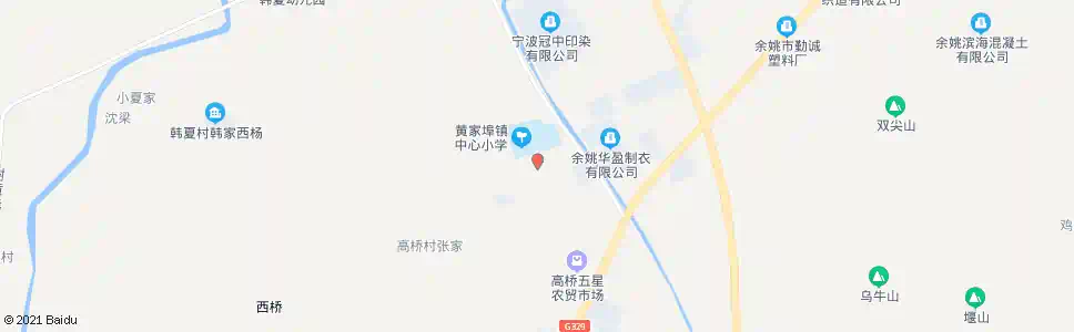 宁波黄家埠小学_公交站地图_宁波公交_妙搜公交查询2025