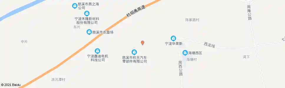宁波小陈家路西_公交站地图_宁波公交_妙搜公交查询2025