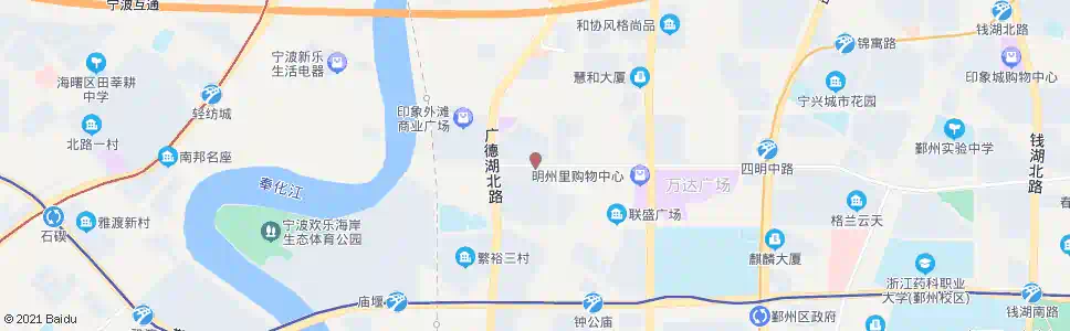 宁波繁裕二村北_公交站地图_宁波公交_妙搜公交查询2025