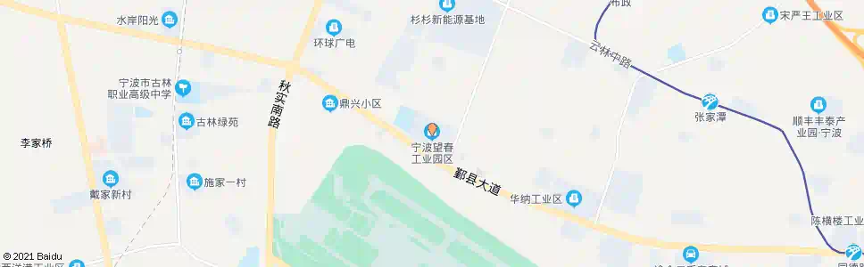 宁波望春工业区(望童线)_公交站地图_宁波公交_妙搜公交查询2025