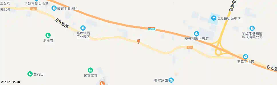 宁波元宝岭_公交站地图_宁波公交_妙搜公交查询2025