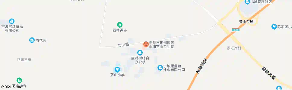 宁波姜山卫生院_公交站地图_宁波公交_妙搜公交查询2025