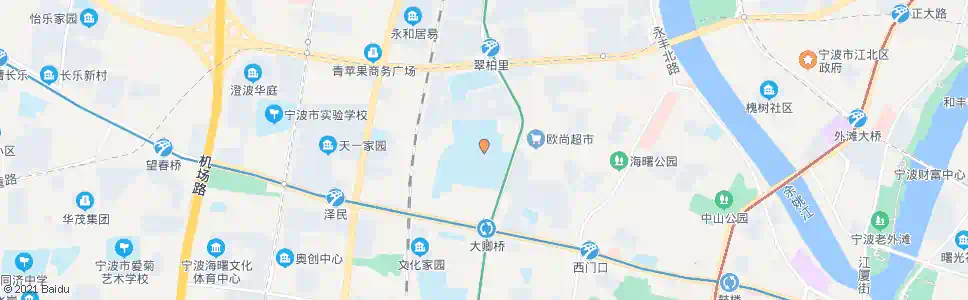 宁波工程学院北大门_公交站地图_宁波公交_妙搜公交查询2025