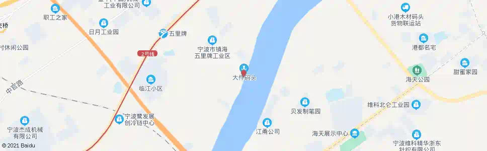 宁波大件码头_公交站地图_宁波公交_妙搜公交查询2025