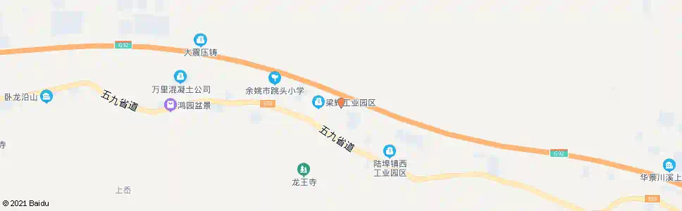 宁波陈巷(59省道)_公交站地图_宁波公交_妙搜公交查询2025