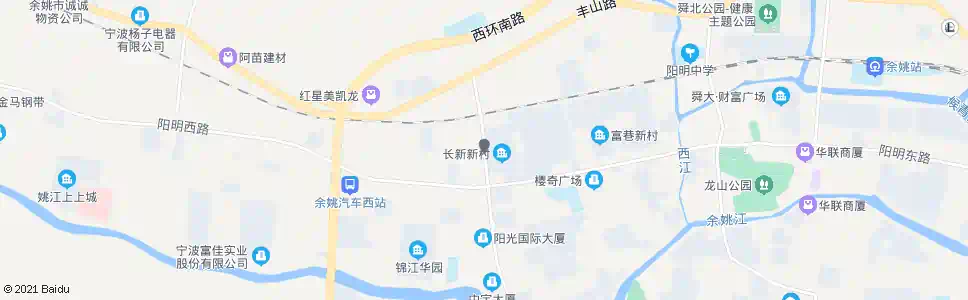 宁波长新新村_公交站地图_宁波公交_妙搜公交查询2025