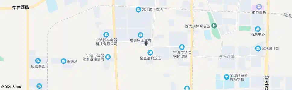 宁波埃美柯_公交站地图_宁波公交_妙搜公交查询2025