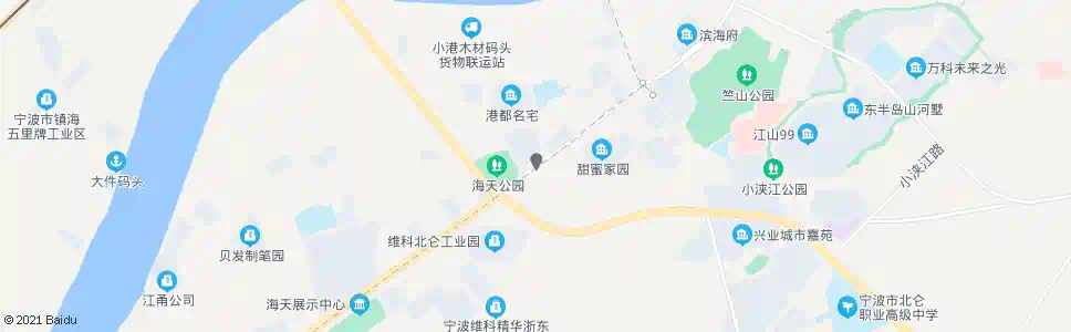 宁波海天新村_公交站地图_宁波公交_妙搜公交查询2025