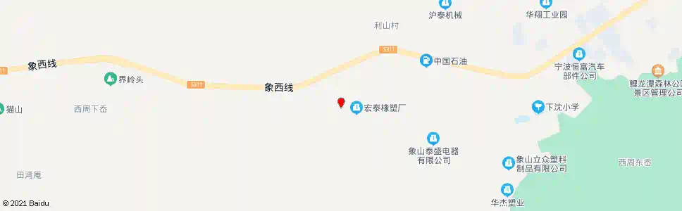宁波师东树行_公交站地图_宁波公交_妙搜公交查询2025