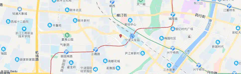 宁波华荣车站_公交站地图_宁波公交_妙搜公交查询2025