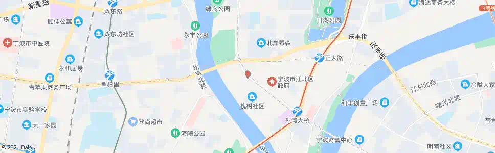 宁波大闸南路西草马路口_公交站地图_宁波公交_妙搜公交查询2025