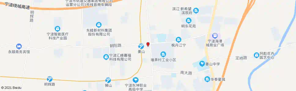 宁波姜山镇政府_公交站地图_宁波公交_妙搜公交查询2025