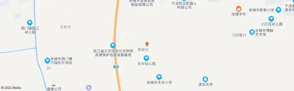 宁波黄家_公交站地图_宁波公交_妙搜公交查询2025