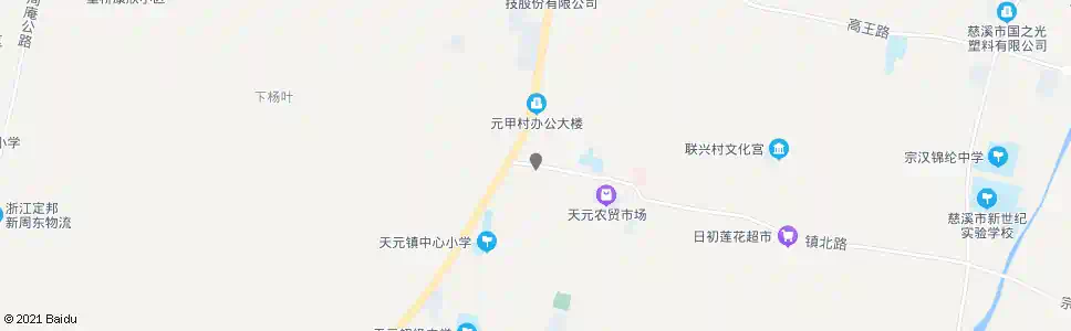 宁波天元镇北路口_公交站地图_宁波公交_妙搜公交查询2025