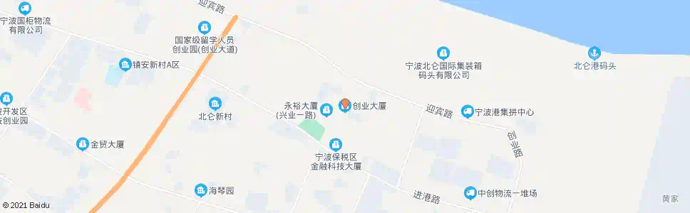 宁波创业大厦_公交站地图_宁波公交_妙搜公交查询2025