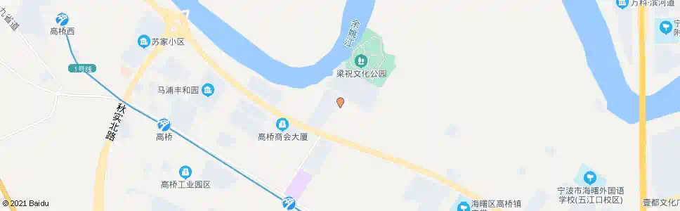 宁波梁祝文化公园_公交站地图_宁波公交_妙搜公交查询2025