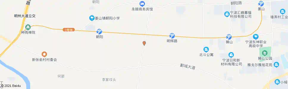 宁波甬江村(鄞州)_公交站地图_宁波公交_妙搜公交查询2025