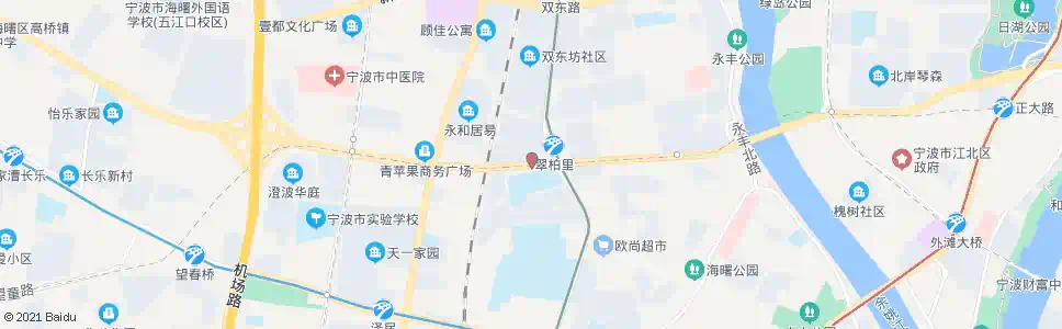 宁波翠柏路_公交站地图_宁波公交_妙搜公交查询2025