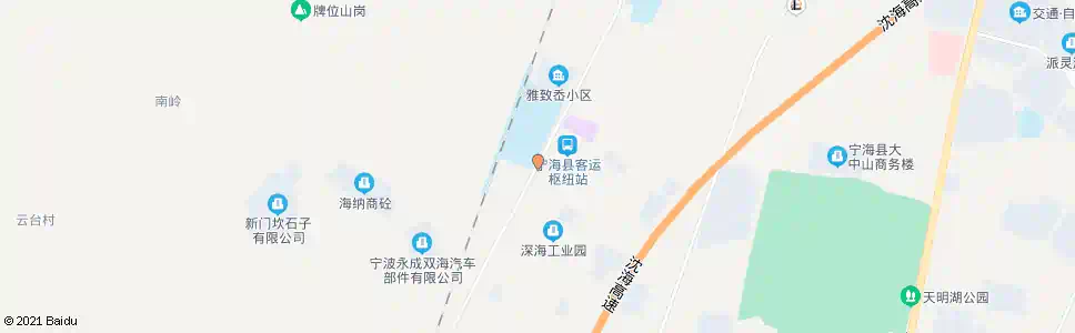 宁波金山七路_公交站地图_宁波公交_妙搜公交查询2025