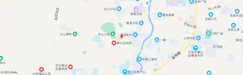 宁波奉化人民医院_公交站地图_宁波公交_妙搜公交查询2025