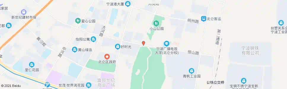 宁波恒山路_公交站地图_宁波公交_妙搜公交查询2025