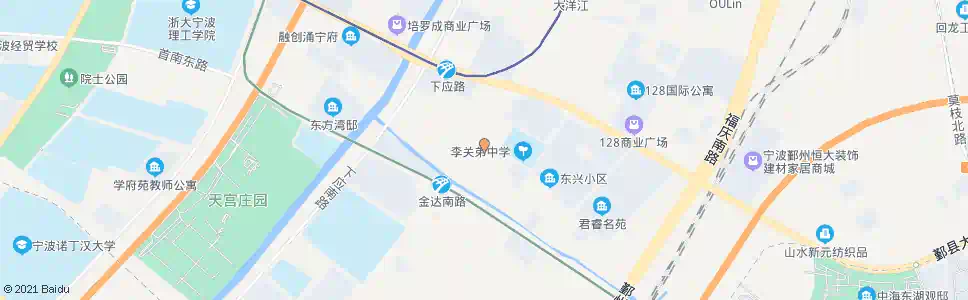 宁波下应农贸市场_公交站地图_宁波公交_妙搜公交查询2025