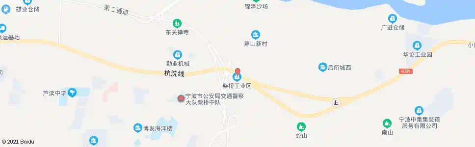 宁波柴桥工业区_公交站地图_宁波公交_妙搜公交查询2025