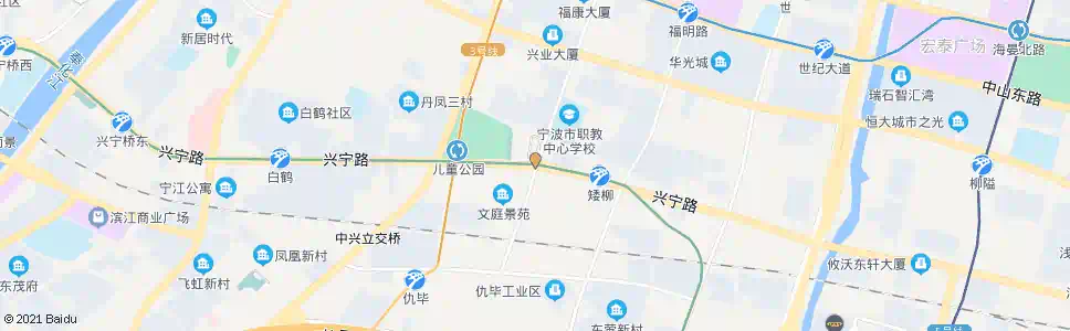 宁波桑田路兴宁路口_公交站地图_宁波公交_妙搜公交查询2025
