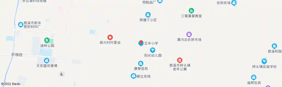 宁波五丰小学_公交站地图_宁波公交_妙搜公交查询2025