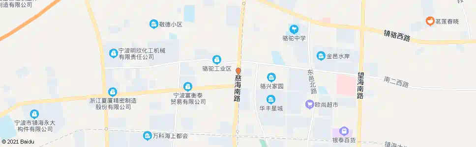 宁波骆驼工业区3_公交站地图_宁波公交_妙搜公交查询2025
