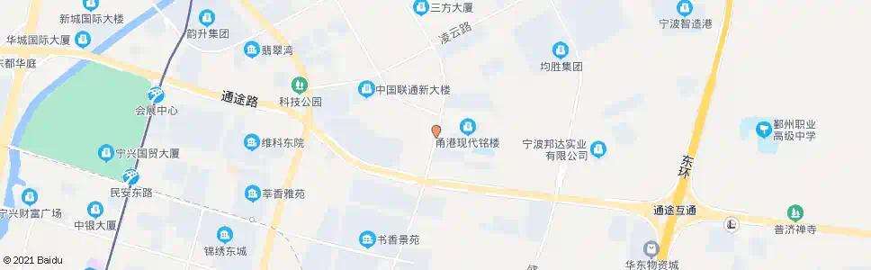 宁波聚贤路星光路口_公交站地图_宁波公交_妙搜公交查询2025
