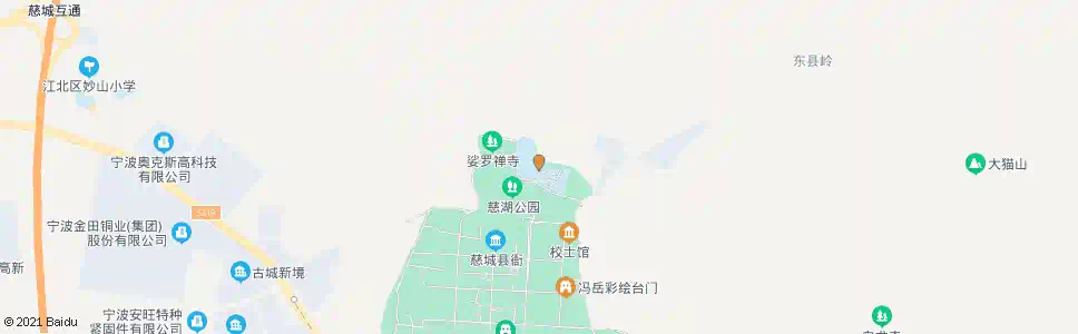 宁波慈湖中学_公交站地图_宁波公交_妙搜公交查询2025